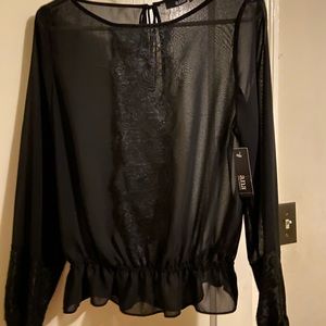 ANA black blouse